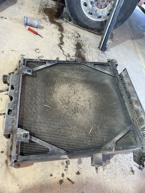 Dirty truck radiator in Blair Nebraska