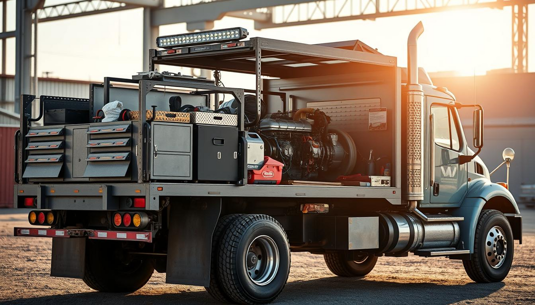 Mobile service vehicle repair at STS Truck Services