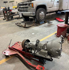 Transmission repair at STS Truck Services