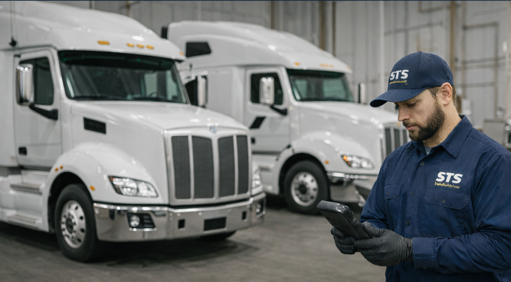 Year-end truck maintenance and inspection in Blair Nebraska