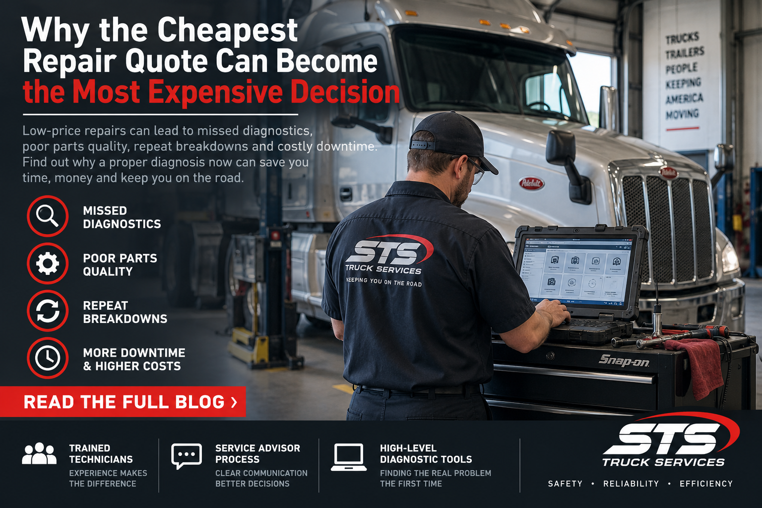 Why the cheapest truck repair quote can become the most expensive decision - STS Truck Services